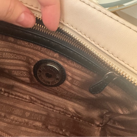 Love Moschino Beige Crossbody Bag - Picture 5 of 8